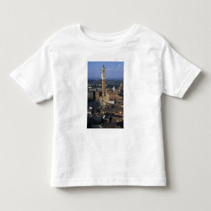 T-shirt Pour Les Tous Petits Europe, Italie, Sienne. Aperçu de la ville