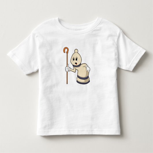 T-shirt Pour Les Tous Petits Évêque aux échecs (Devant)