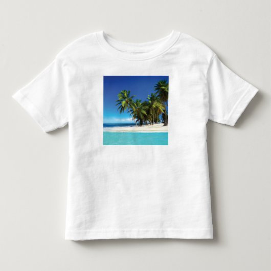 T-shirt Pour Les Tous Petits Exotic beach throw pillow (Devant)
