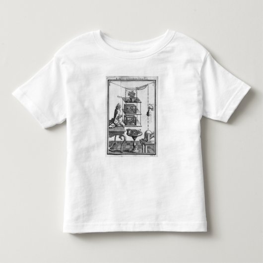 T-shirt Pour Les Tous Petits Expérimentation avec l'électricité (Devant)