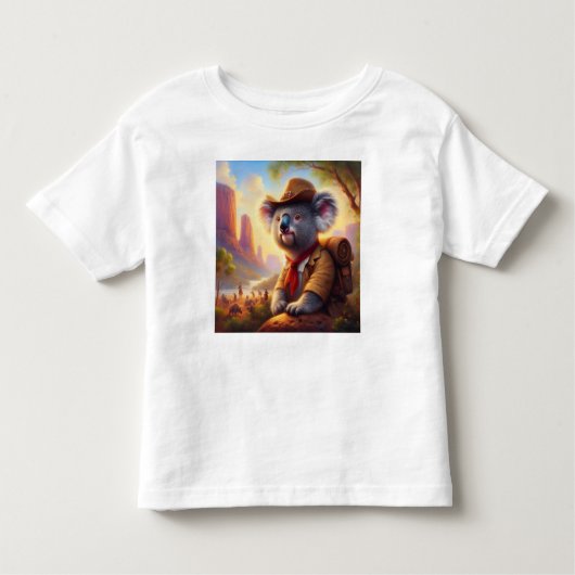 T-shirt Pour Les Tous Petits Explorateur Koala (Devant)