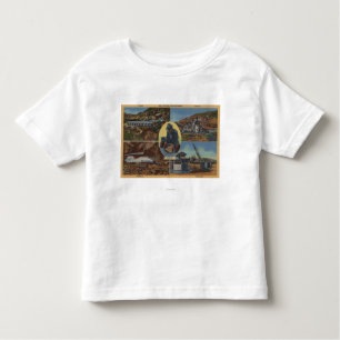 T-shirt Pour Les Tous Petits Extraction de l'or en Californie - Quarz, drague