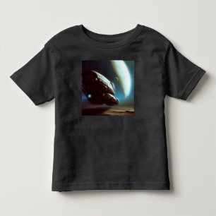 T-shirt Pour Les Tous Petits F. vaisseau spatial orbitant 1