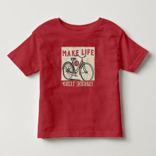 T-shirt Pour Les Tous Petits Faites à la vie une grande citation de voyage