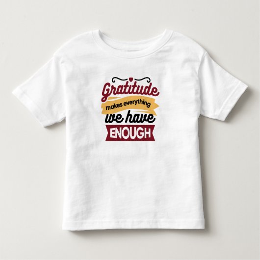 T-shirt Pour Les Tous Petits Faith and Gratitude Artwork – Uplifting Christian  (Devant)