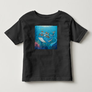 T-shirt Pour Les Tous Petits Famille de loutres mignonne, aventure en bus balei
