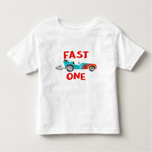 T-shirt Pour Les Tous Petits FAST ONE race car garçon tournant 1