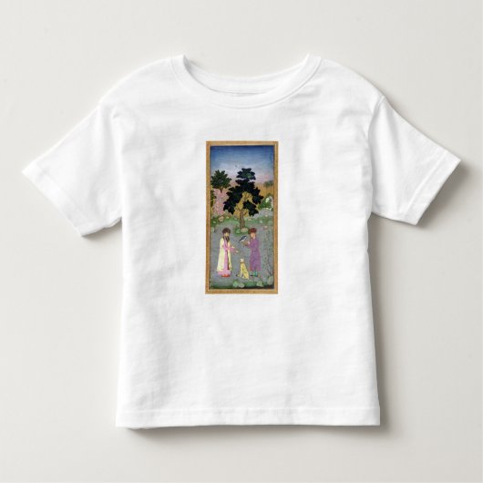 T-shirt Pour Les Tous Petits Fauconnier avec le guépard de compagnon et (Devant)