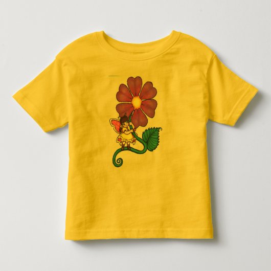 T-shirt Pour Les Tous Petits fée de fleur (Devant)