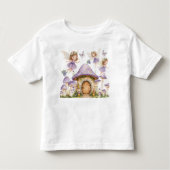 T-shirt Pour Les Tous Petits Fées Magiques Jardin Violet (Devant)