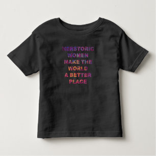 T-shirt Pour Les Tous Petits Feministe HERstoric Les femmes font un monde meill