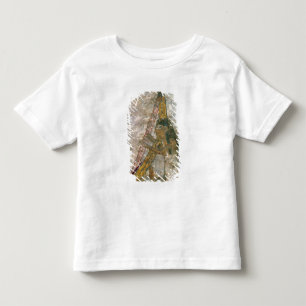 T-shirt Pour Les Tous Petits Femme jouant d'une harpe voûtée