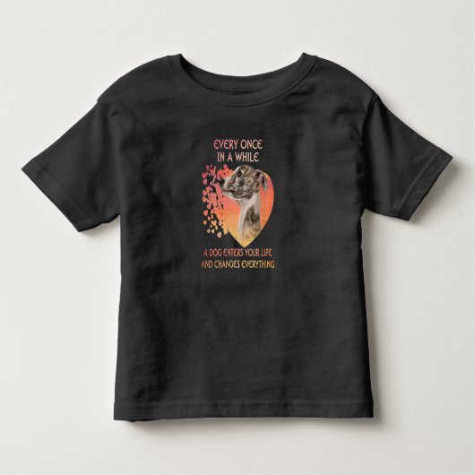 T-shirt Pour Les Tous Petits Femmes De Temps En Temps Un Chien Entre (Devant)
