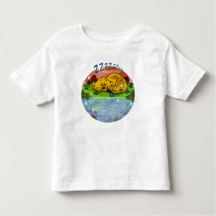 T-shirt Pour Les Tous Petits Ferald   Ferret dormant