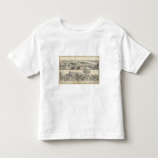 T-shirt Pour Les Tous Petits Ferme d'hivers de T (Devant)