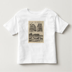 T-shirt Pour Les Tous Petits Ferme, Marion, et Topeka de vallée de Kaw, le