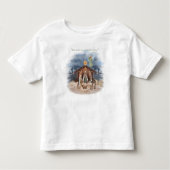 T-shirt Pour Les Tous Petits Ferme rustique Noël Nativité traditionnelle (Devant)