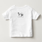 T-shirt Pour Les Tous Petits FERRET à pieds noirs - Graphique animal - USA - (Dos)