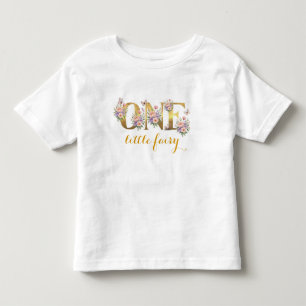 T-shirt Pour Les Tous Petits fête d'anniversaire de 1 an jardin de fées fantais
