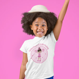 T-shirt Pour Les Tous Petits Fête d'anniversaire des filles afro-américaines