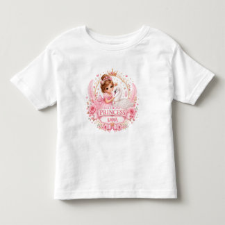T-shirt Pour Les Tous Petits Fête d'anniversaire du Conte de Fées Rose de la Pr