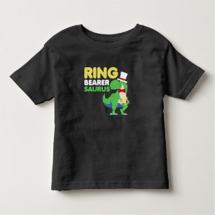 T-shirt Pour Les Tous Petits Fête de mariage des Garçons de la ceinture Dinosau