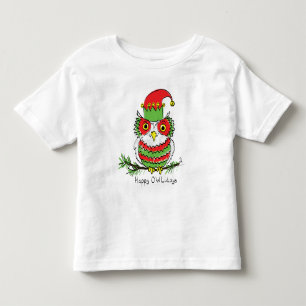 T-shirt Pour Les Tous Petits Fête de Noël de Chouette