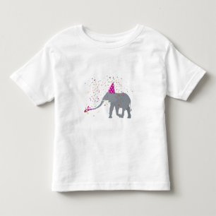 T-shirt Pour Les Tous Petits Fête d'éléphants - Animaux faisant la fête