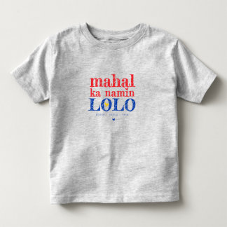 T-shirt Pour Les Tous Petits Fête des pères personnalisée Lolo philippin 🇵🇭