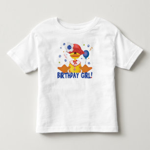 T-shirt Pour Les Tous Petits Fête Ducky Anniversaire Fille