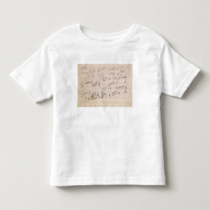 T-shirt Pour Les Tous Petits Feuille de score de 'clair de lune Sonata