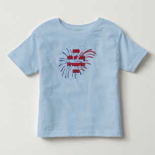 T-shirt Pour Les Tous Petits Feux d'artifice d'Elko de l'enfant en bas âge tou