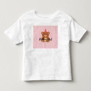 T-shirt Pour Les Tous Petits Fille d'anniversaire