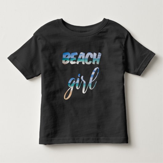 T-shirt Pour Les Tous Petits Fille de la Plage (Devant)
