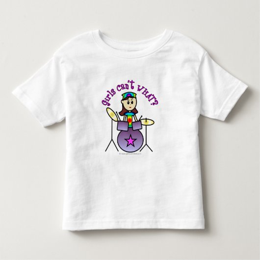 T-shirt Pour Les Tous Petits Fille de tambour léger (Devant)