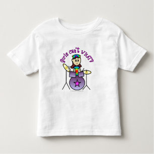 T-shirt Pour Les Tous Petits Fille du tambour léger