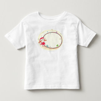 T-shirt Pour Les Tous Petits Fille en costume Père Noël
