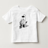 T-shirt Pour Les Tous Petits Fille lisant des livres (Devant)