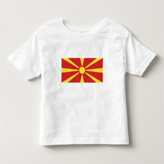 T-shirt Pour Les Tous Petits Flag de Macedonia (Devant)