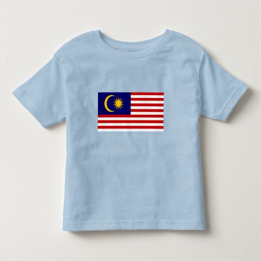 T-shirt Pour Les Tous Petits Flag malaisien (Devant)