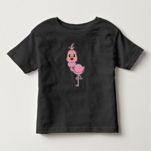 T-shirt Pour Les Tous Petits Flamant rose Bébé Pacifier