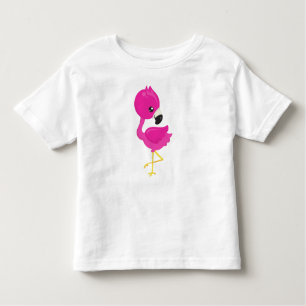 T-shirt Pour Les Tous Petits Flamant rose, Flamant rose rose, Flamant rose bébé