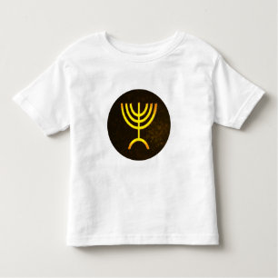 T-shirt Pour Les Tous Petits Flamme de Menorah