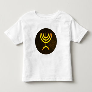 T-shirt Pour Les Tous Petits Flamme de Menorah