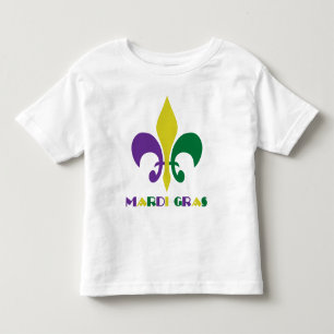 T-shirt Pour Les Tous Petits ~ Fleur De Lis de mardi gras