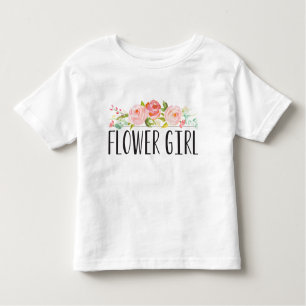 T-shirt Pour Les Tous Petits Fleur Jeune fille   Bridesmaid