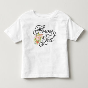 T-shirt Pour Les Tous Petits Fleur Jeune fille   Bridesmaid