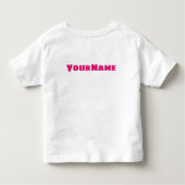 T-shirt Pour Les Tous Petits Fleur Rose (Dos)