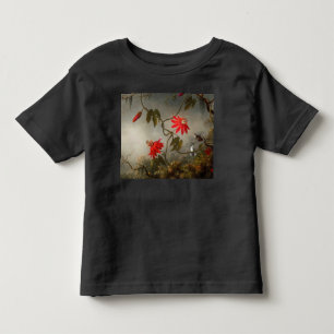 T-shirt Pour Les Tous Petits Fleurs de passion avec tête de colibris