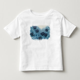 T-shirt Pour Les Tous Petits Fleurs foncées